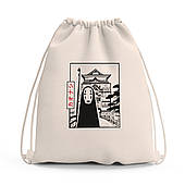 Сумка для взуття Безликий Бог Каонасі Віднесені привидами (Spirited Away), сумка-рюкзак дитяча Аніме