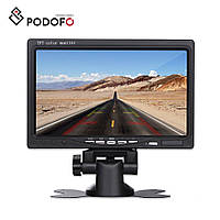 Автомобильный монитор 7 для камеры заднего вида Podofo K0106, 1024х600, AV, VGA, HDMI