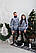 Свитера с оленями для пары голубые | Новогодние свитера парные семейные с оленями CR-12830, фото 2