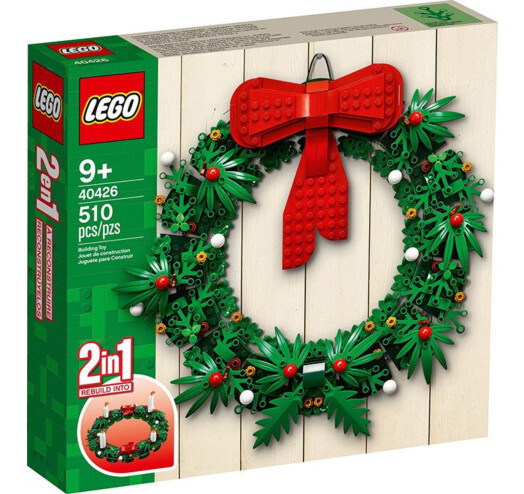 Конструктор Lego Exclusive Різдвяний вінок 2-в-1 40426