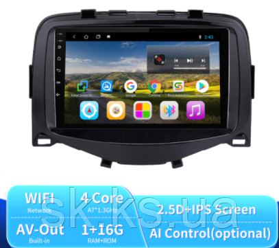 Junsun 4G Android магнітолу для Peugeot 108 Citroen C1 Toyota Aygo