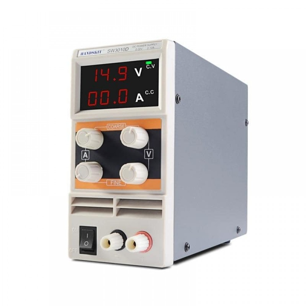 Лабораторный Блок Питания HANDSKIT SW-3010D, 30B, 10A — Купить Недорого ...