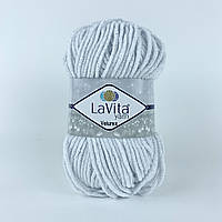 LaVita YARN VELUREX (Ярн Велюрекс) № 1002 белый (Пряжа велюровая, нитки плюшевые)