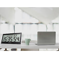 Годинник настінний Bresser Jumbo LCD Black (7001802CM3000), фото 3