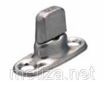 DOT COMON SENSE прапорець з двома отворами, арт. 8142416173, нікельована латунь 17,3мм, фото 1