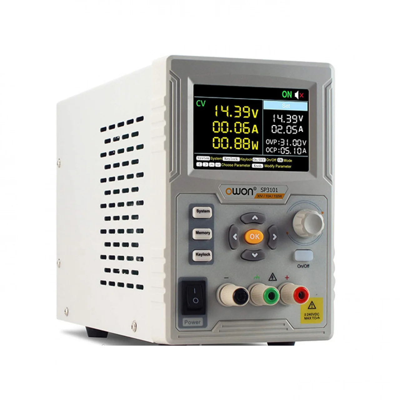 Лабораторний блок живлення OWON SP3101, 150 Вт, 30B, 10A
