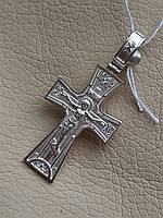 Серебряный православный крест 925пробы
