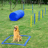 Набір для тренування собак Pawhut AGILITY TUNNEL POST