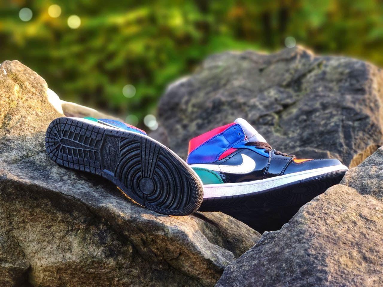 Nike Air Jordan 1 Retro Black Green Blue