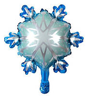 Фольгована міні-куля "Сніжинка" 34х33 см (Китай)