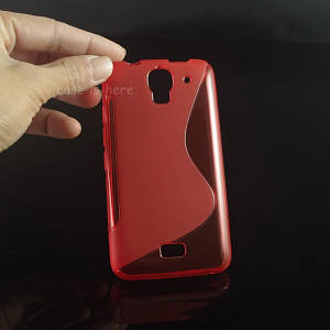 Силіконовий чохол Duotone для Huawei Ascend Y3c червоний