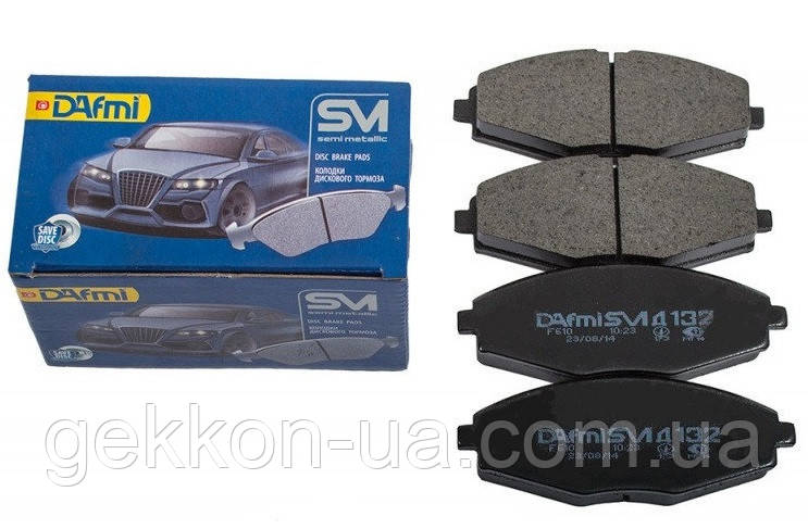 Колодка торм. Daewoo LANOS передня (к-т 4 шт) "Dafmi", D132SM