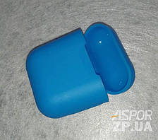 Чохол Soft Touch для AirPods в пластиковій упаковці- блакитний