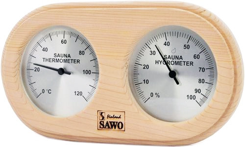 Термогигрометр для бани 2 в 1 Sawo 222-THP - фото 2 - id-p210871788