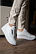 Жіночі кросівки зі шкіри білого кольору, фото 6