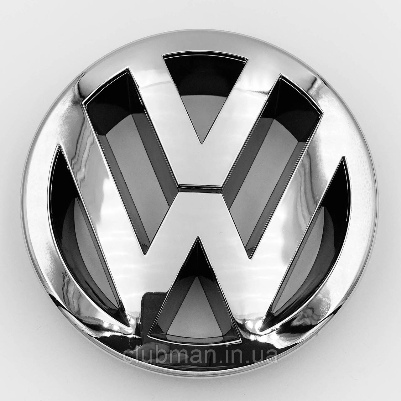 Емблема перед, позначка решітки радіатора VW Volkswagen 125 мм GOLF 5, Polo, Touran, CADDY, EOS Хром