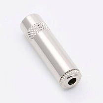 Штекер-конектор під паяння FreeEnd — 3.5 мм Female 3 pin R Connector Silver метал, фото 5