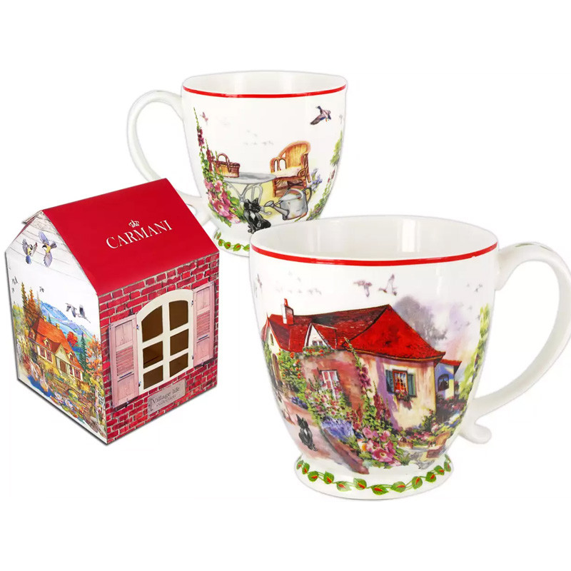 Кружка Village life collection Червоний будинок, 525 мл, Carmani (041-0003), фото 1