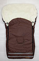 Зимовий конверт на овчині, на санки