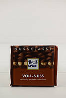 Шоколад молочный с цельным фундуком Ritter Sport Voll-nuss Whole Hazelnuts 100г (Германия)