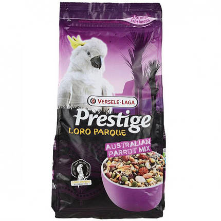 Повноцінний корм для какаду VERSELE-LAGA PRESTIGE LORO PARQUE AUSTRALIAN PARROT MIX 15 кг, фото 1
