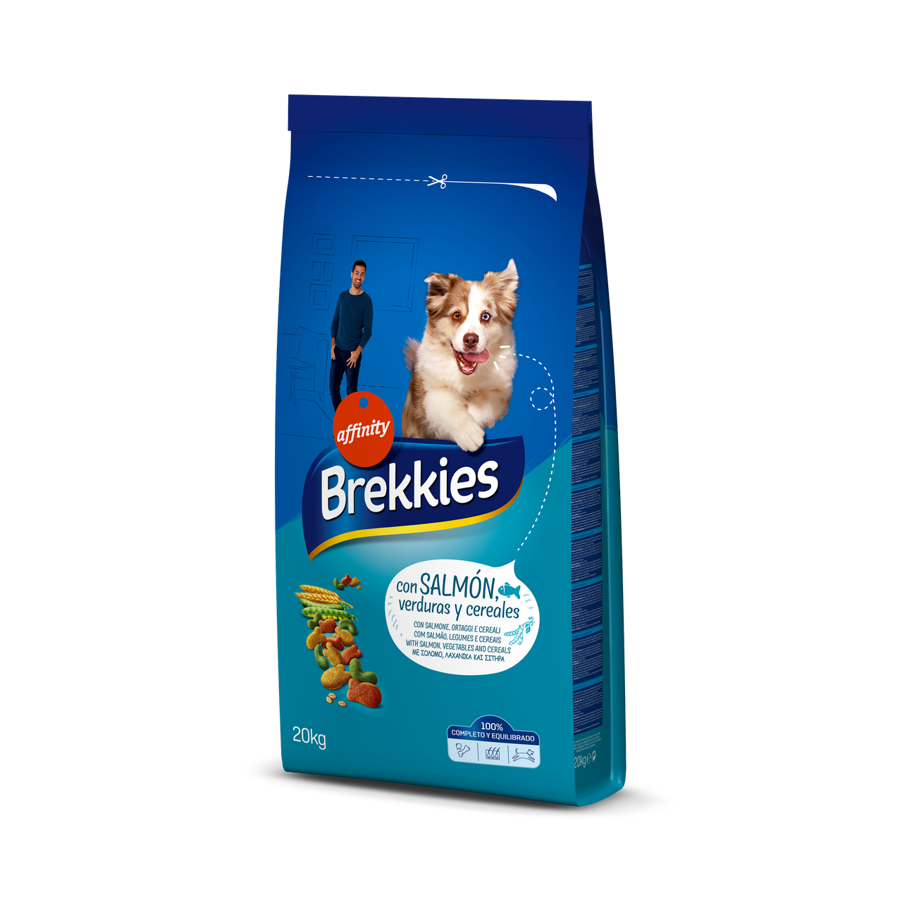 Brekkies Dog Fish сухий корм для собак лосось 20 кг