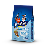 Сухой корм для молодых собак Brekkies Dog Junior курица 3кг