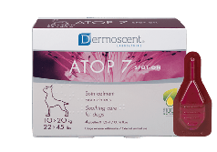 Краплі для собак Dermoscent ATOP 7 spot-on від сухої шкіри та подразнень 10-20 кг (4піп.х1,2мл)