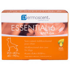 Краплі для собак Dermoscent Essential-6 spot-on для догляду за шкірою та шерстю 20-40 кг (4піп.х2,4мл)