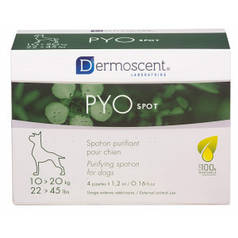 Краплі для собак Dermoscent PYOspot антибактеріальні 10-20 кг (4х1,2 мл)