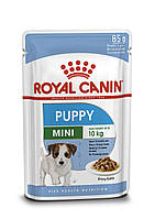 Влажный корм для щенков малых пород ROYAL CANIN MINI PUPPY кусочки в соусе 85 г