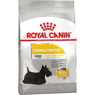 Сухий корм для собак ROYAL CANIN MINI DERMACOMFORT для малих порід з чутливою шкірою 3 кг, фото 1