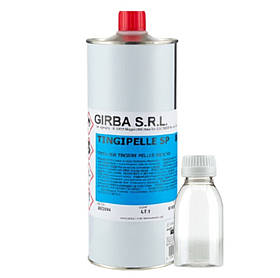 Барвник для шкіри глибоко проникний GIRBA TINGIPELLE ITALIA колір чорний об'єм 100 мл.