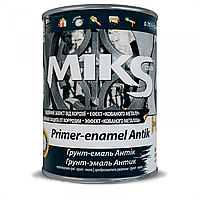 Грунт-эмаль 3 в 1 Miks Color Antik антрацит 0.75л