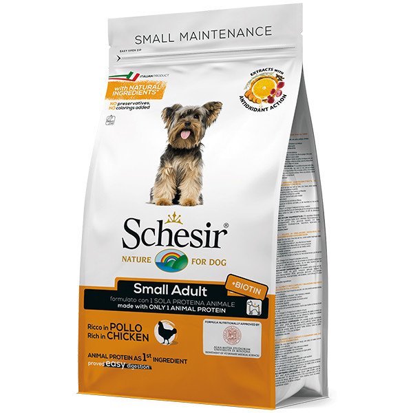 Сухий корм для собак Schesir Dog Small Adult Chicken для малих порід курка 2 кг