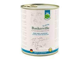 Вологий корм для собак Baskerville Holistic яловичина лосось пастернак шпинат зелень 800 г, фото 1