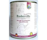 Влажный корм для собак Baskerville Sensitive олень черника спирулина 800г