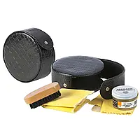 Набор для ухода за обувью из деликатной кожи Tarrago Black Travel Kit for Delicate Leather