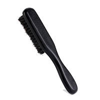 Щетка для фейда и бороды Fade Beard Brush Kit 16 см деревяная черная, buk-black