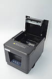 POS-принтер Xprinter XP-A160H 80мм з автообрізанням чеку чорний LAN (XP-A160H-L), фото 2