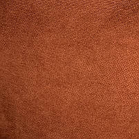 Шторна тканина мікровелюр на метраж, колір теракотовий, висота 3м (Petek-108), фото 3