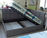 Ліжко Модерн в м'якій оббивці, фото 8