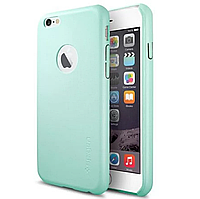 Чехол-накладка Spigen SGP Leather Fit Series for iPhone 6/6S, Mint (SGP11358)