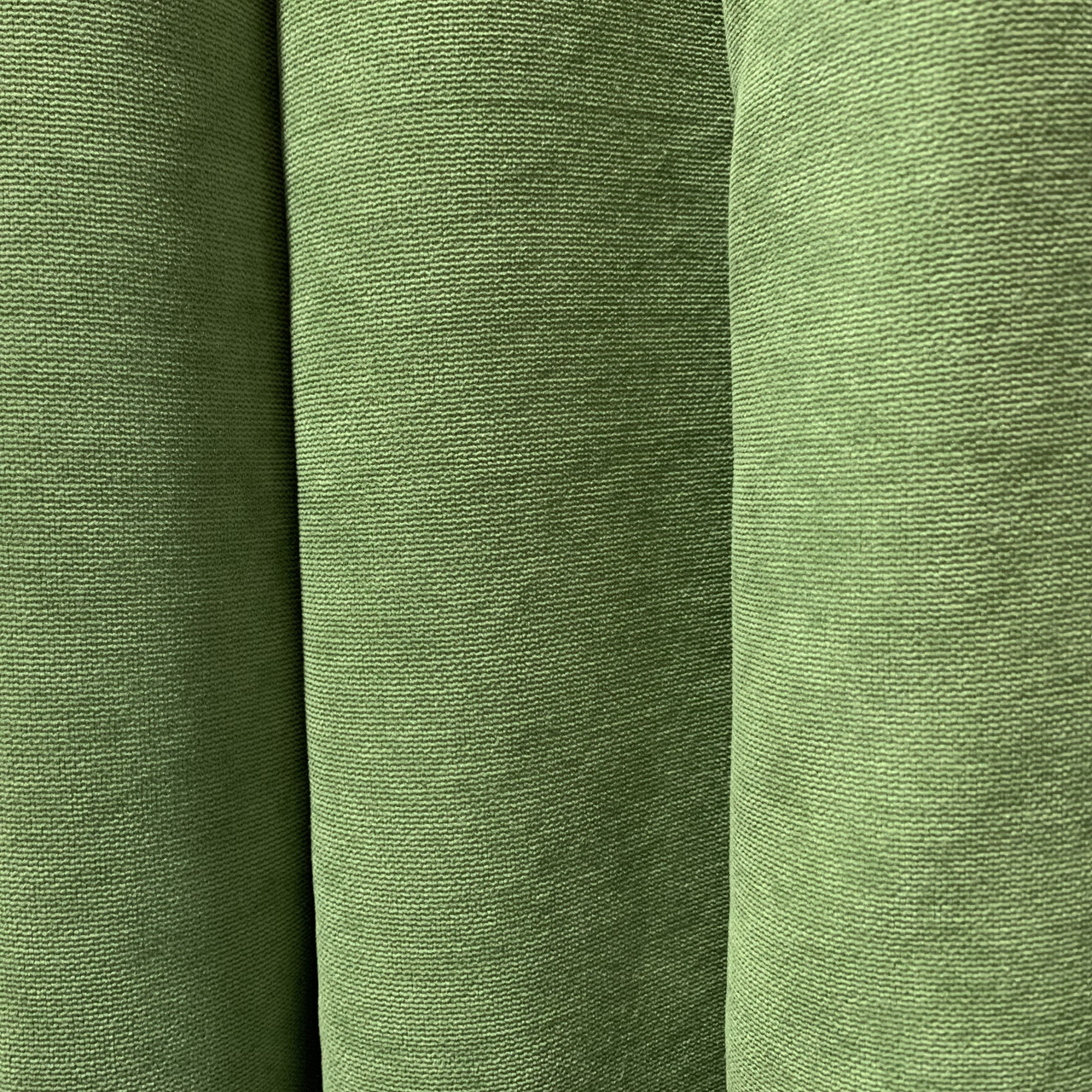 Шторна тканина мікровелюр на метраж, колір зелений, висота 3м (Petek-586), фото 1