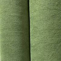 Шторна тканина мікровелюр на метраж, колір зелений, висота 3м (Petek-586), фото 5