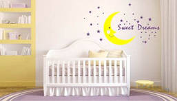 Вінілова інтер'єрна наклейка декор на стіну та шпалери «Dulces suenos» з оракалу