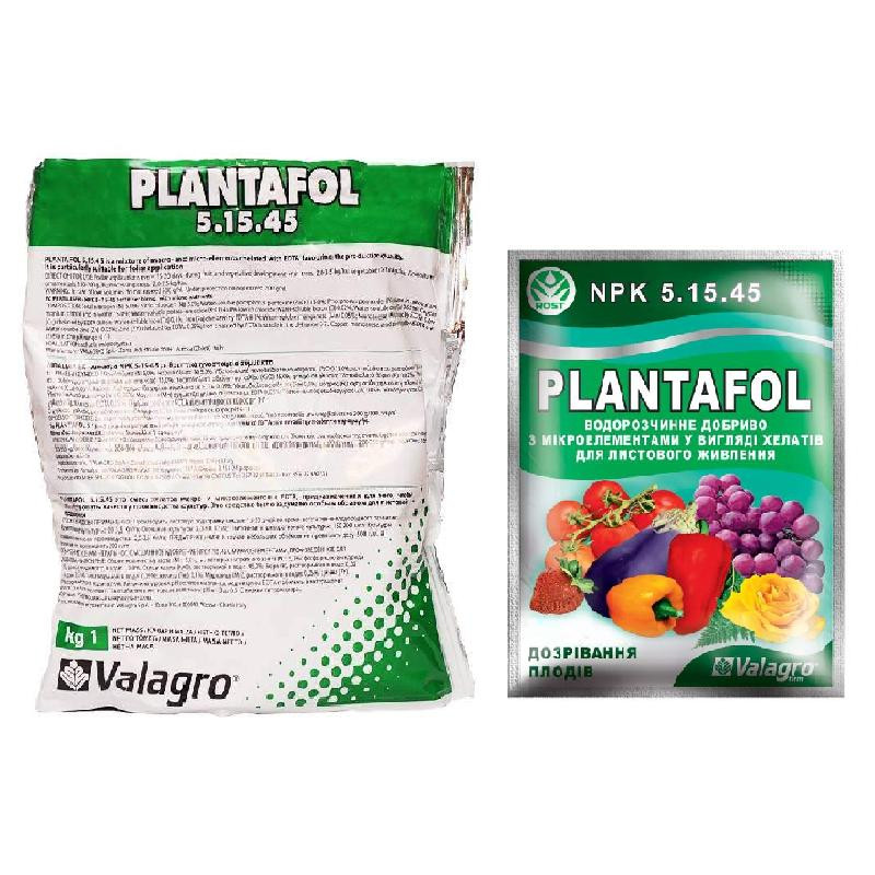 Добриво Plantafol (Плантафол) 5+15+45, 1кг, Valagro, фото 1