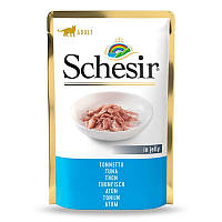 Консервированный корм для Кошек Schesir (Шезир) Tuna с Тунцем (кусочки в желе) 85 г.