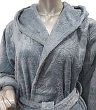 Халат женский махровый с капюшоном бамбуковый Soft ShowТурция, фото 6