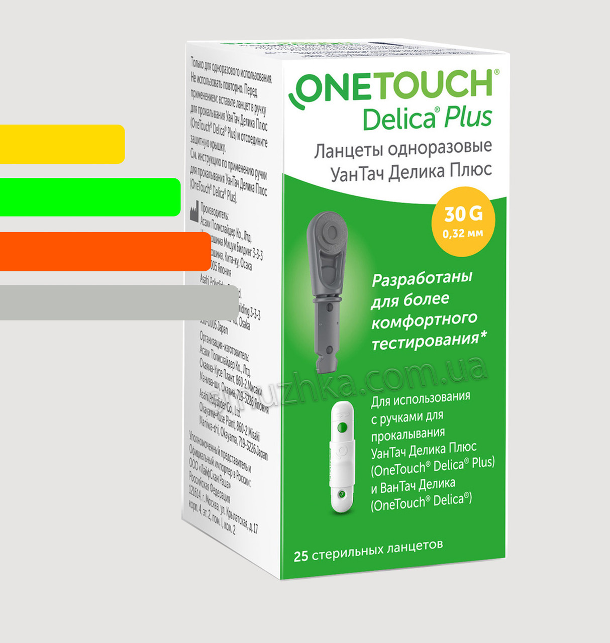 Ланцети OneTouch Delica Plus 25 шт. - Вантач Деліка плюс